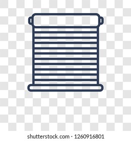 Jalousie automation icon. Trendy Jalousie automation logo concept on transparent background from Smarthome collection
