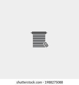 Jalousie automation vector icon illustration sign