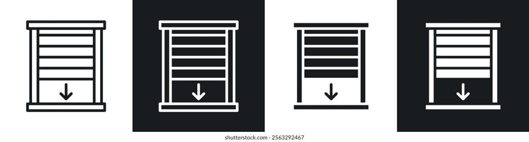 Jalousie icon pack for app and website ui designs.