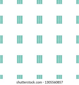 jalousie icon pattern seamless white background. Editable outline jalousie icon. jalousie icon pattern for web and mobile.