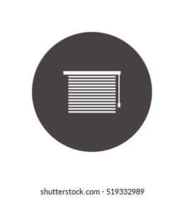jalousie icon vector illustration vector, for web and mobile design