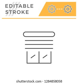 Jalousie line icon
