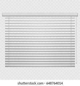 Jalousie, Liebhaber auf transparentem Hintergrund. Blinds-Vektorgrafik. Shutters einzeln.