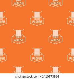 Jalousie pattern vector orange for any web design best