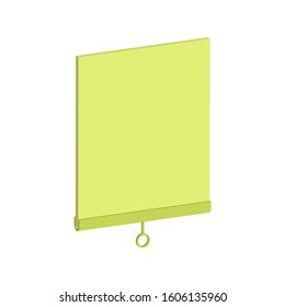 Jalousie.3d vector illustration and isometric view.