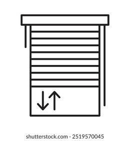 ícone Jalousieline. ilustração vetorial. EPS10
