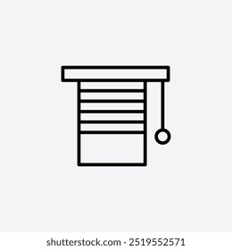 Icono de Vector de Jalousieline. EPS 10