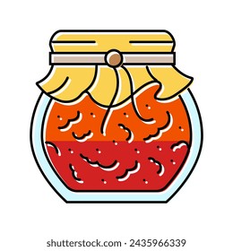 jam autumn season color icon vector. jam autumn season sign. isolated symbol illustration