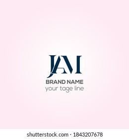 JAM business vector logo design, JAM Creative logo design, cooperate logo, Identity design