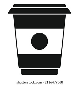 Jam cocoa cream icon simple vector. Paste jar. Milk food