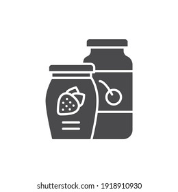 Jam color line icon. Isolated vector element. Outline pictogram for web page, mobile app, promo
