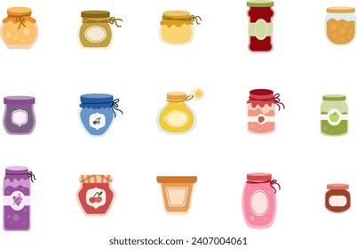 Jam day organizes a collection of flat icons