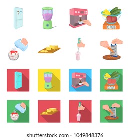 , jam, diet, accessories and other web icon in cartoon,flat style.cook, equipment, appliance, icons in set collection.