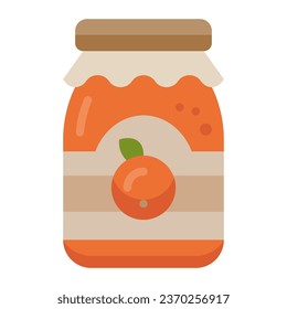 jam flat icon,vector and illustration