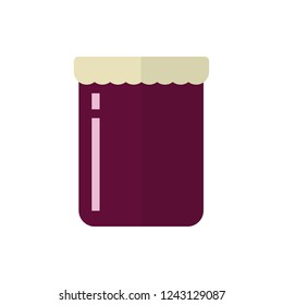 jam flat vector icon