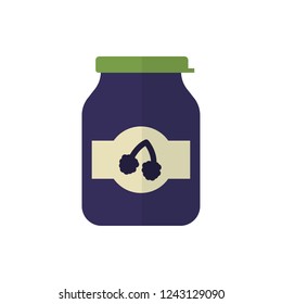 jam flat vector icon