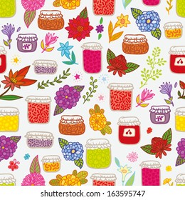 jam and flowers pattern