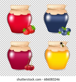 Jam Gradient Mesh, Vector Illustration
