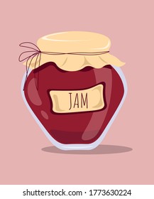 Jam hand draw vector illustration