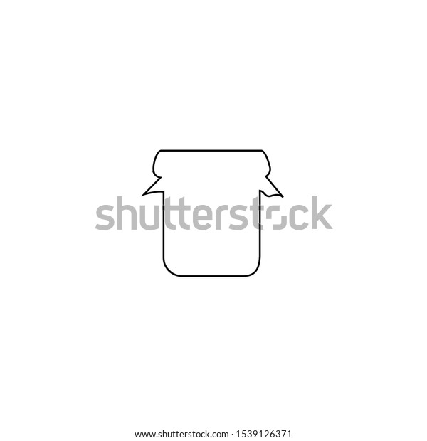 Jam icon. Canned\
symbol. Preserves sign