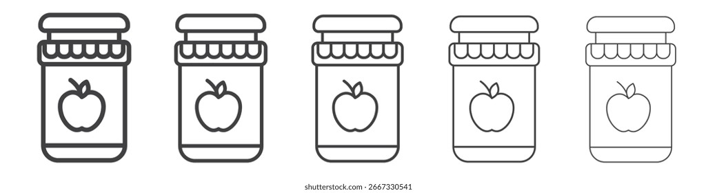 Jam icon design, logo, app, UI. Vector illustration, EPS