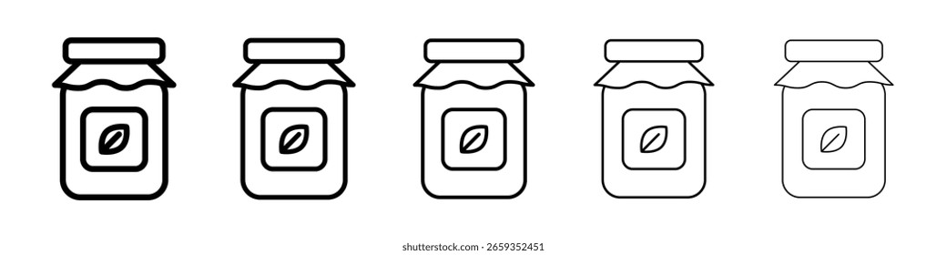 Jam icon filled flat sign concept for web design.