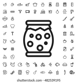 Jam icon illustration isolated vector sign symbol