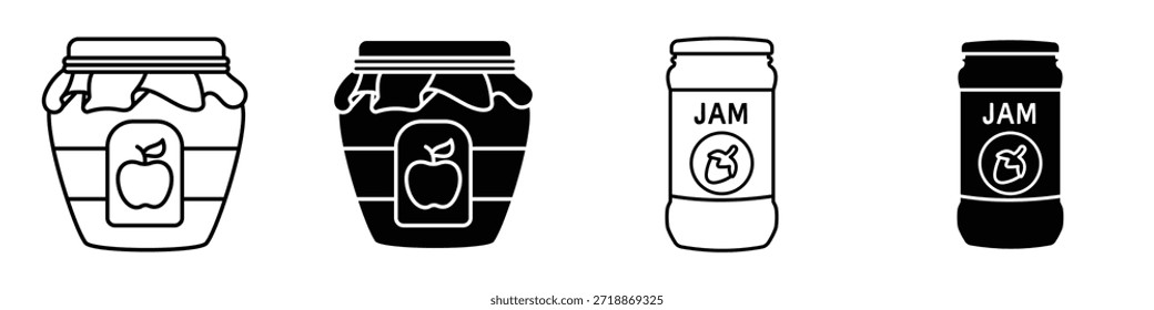 Ícone de emperramento no pacote de estilo linear e clipart no plano de fundo branco.