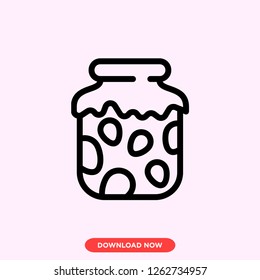 Jam icon modern vector style