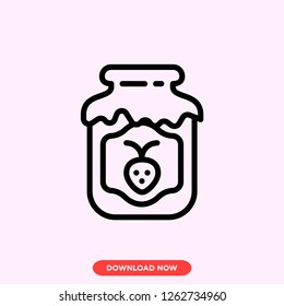 Jam icon modern vector style