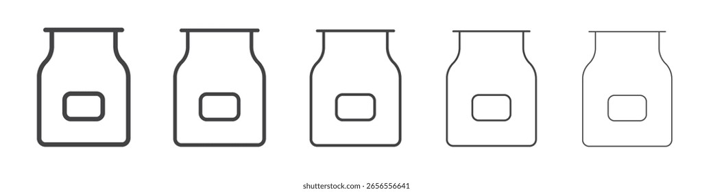 Jam icon outline ilustration vector symbol