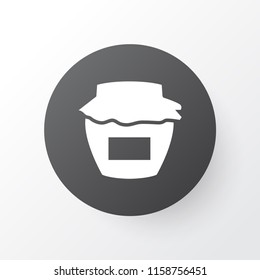 Jam icon symbol. Premium quality isolated jar element in trendy style.