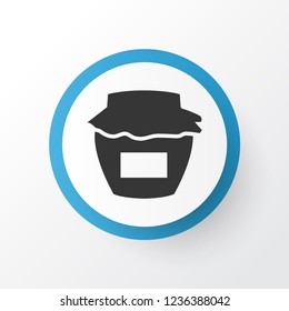 Jam icon symbol. Premium quality isolated jar element in trendy style.