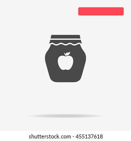 Jam icon. Vector concept illustration for design.
