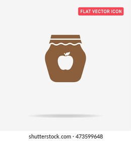 Jam icon. Vector concept illustration for design.