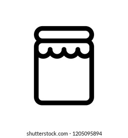 Jam icon, vector illustration. Flat design style. vector jam icon illustration isolated on white background, jam icon Eps10. jam icons graphic design vector symbols.