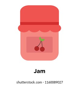 Jam icon vector isolated on white background, Jam transparent sign