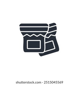 Jam icon. vector.Editable stroke.linear style sign for use web design,logo.Symbol illustration.