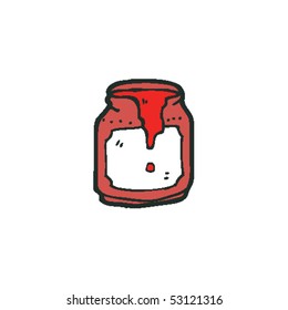 jam jar cartoon