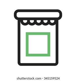 Jam, jar, food icon vector image.Can also be used for food iconset. Suitable for mobile apps, web apps and print media.