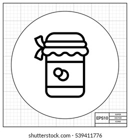 Jam jar icon