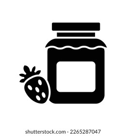 jam jar icon vector design template in white background