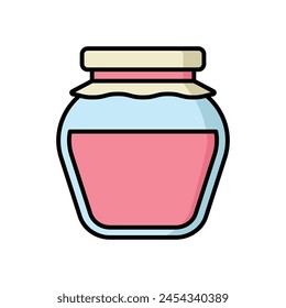 jam jar icon vector design template simple and clean