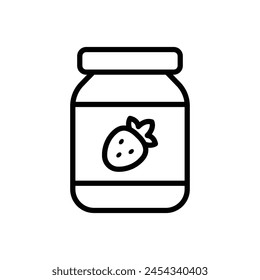 jam jar icon vector design template simple and clean