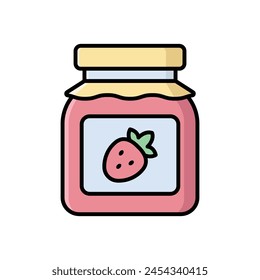 jam jar icon vector design template simple and clean