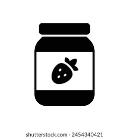 jam jar icon vector design template simple and clean