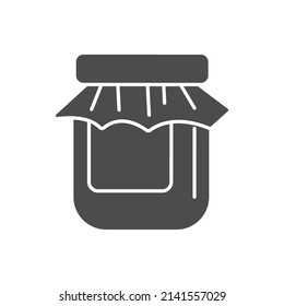 jam jar icons  symbol vector elements for infographic web