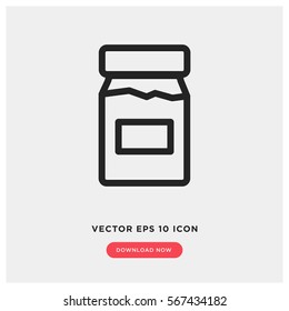 Jam jar vector icon