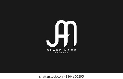 JAM, MAJ, AMJ, Abstract initial monogram letter alphabet logo design