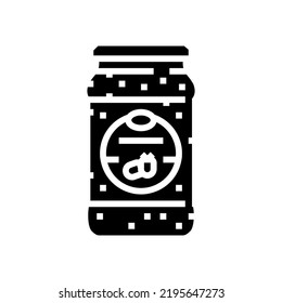 jam raspberry fruit berry glyph icon vector. jam raspberry fruit berry sign. isolated symbol illustration